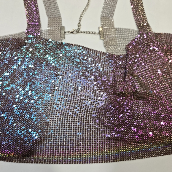 Superdown Shana Chain Crop Top in Multi - Picture 3 of 9